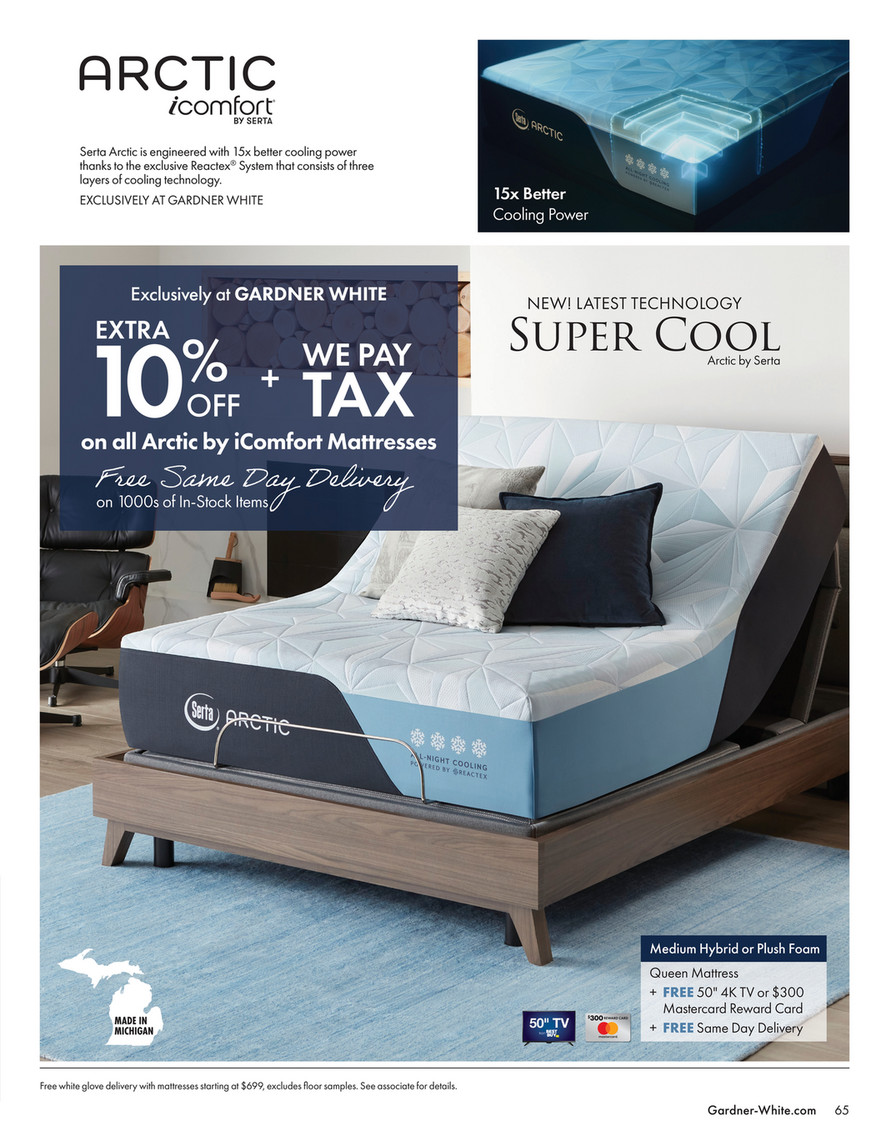 gardner white serta mattress