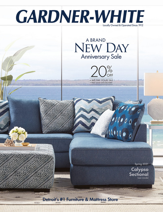 Spring Catalog 2021 GardnerWhite Furniture Page 1