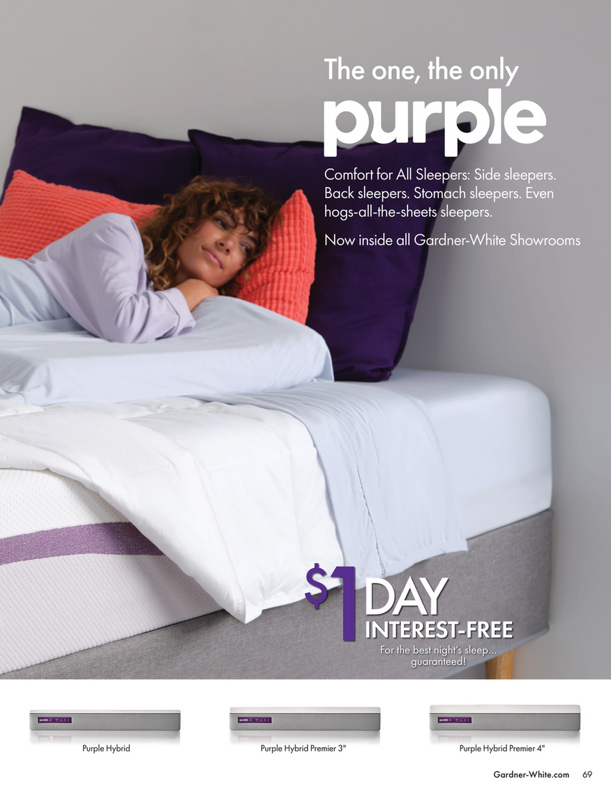 Buy clearance purple mattress