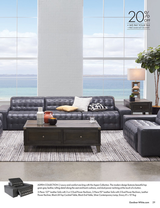 Memorial Day Catalog GardnerWhite Furniture Page 2829