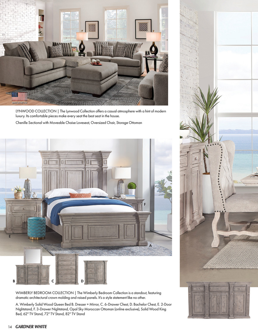 Lynwood chenille sectional with moveable chaise discount
