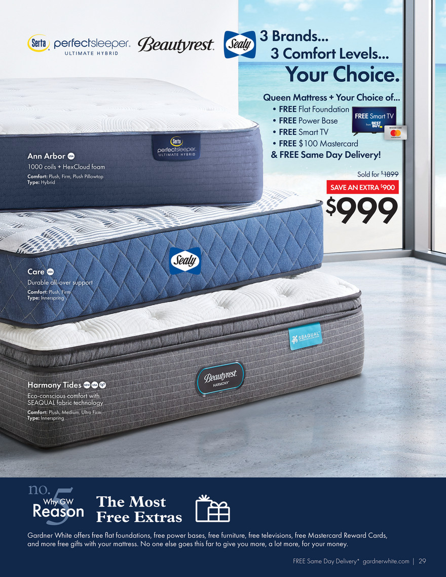 Gardner White's Fall Sale Event Catalog 2022 - Serta Perfect