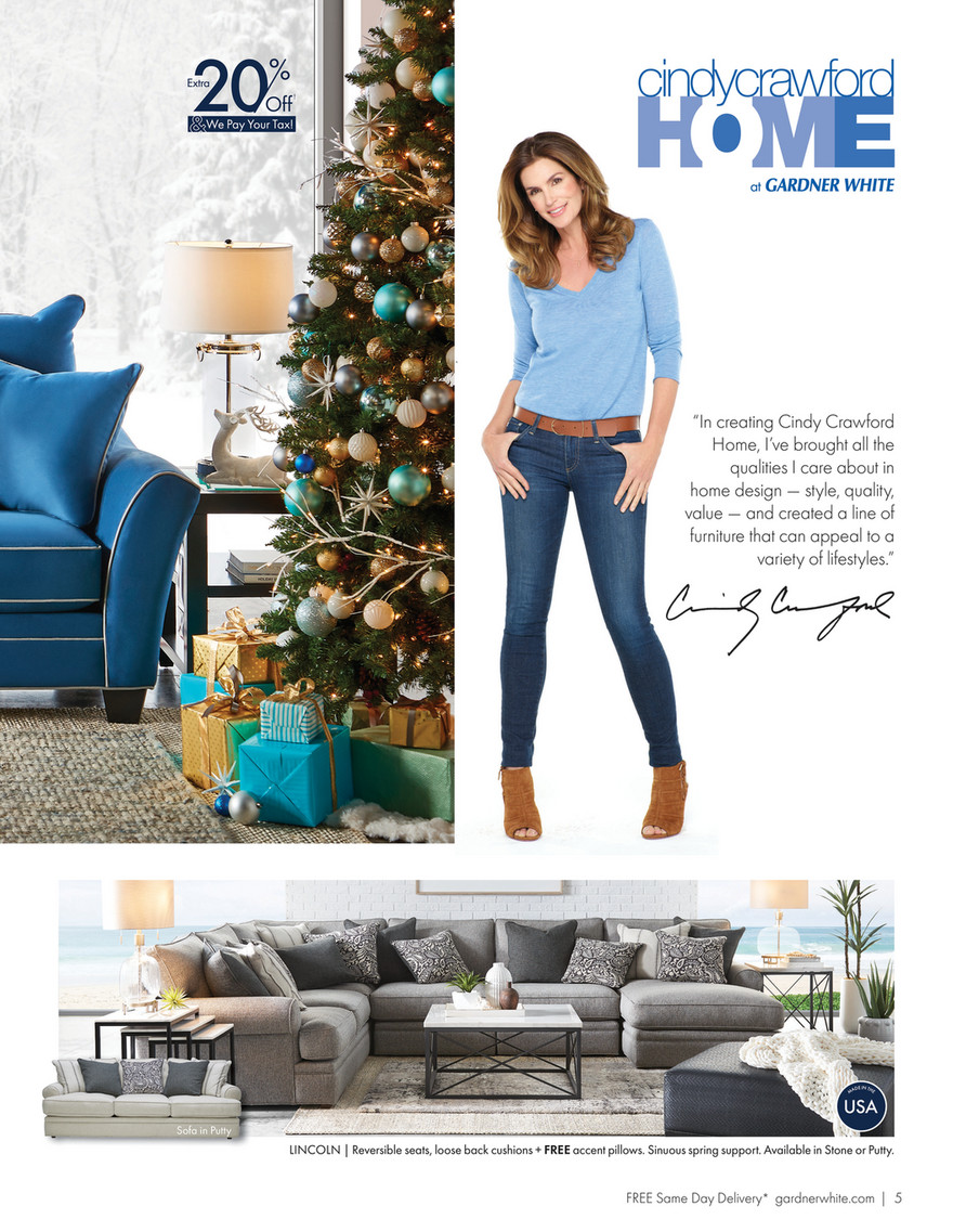 Gardner-White Furniture - Holiday Lookbook 2022 - Dylan Blue 3-Piece Chaise  Sectional with Left Arm Facing Cuddler, image size:880x1137