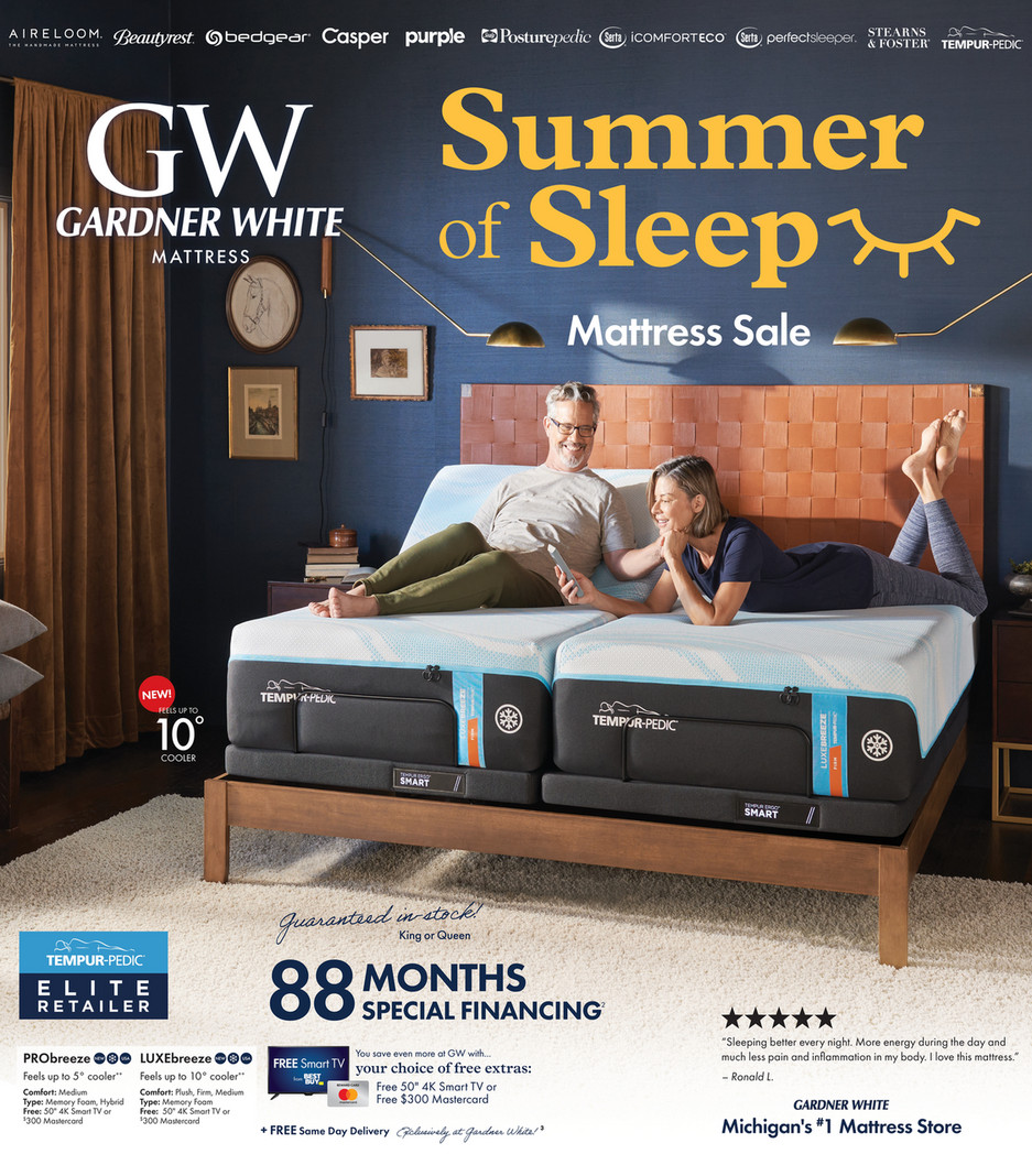 Gardner-White Furniture - Summer of Sleep 2023 DM - Serta Perfect