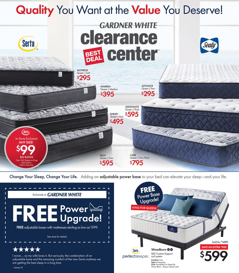 Gardner-White Furniture - Summer of Sleep 2023 DM - Serta Perfect