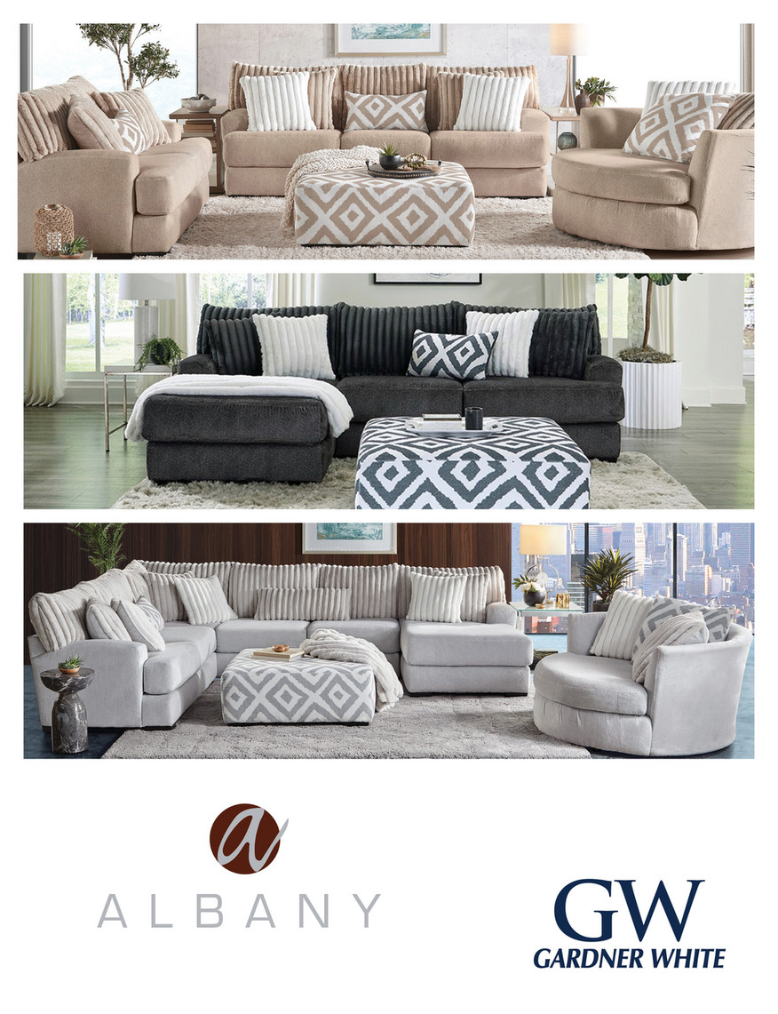 Gardner-White Furniture - Albany Lookbook - Chloe Silver 4-Piece