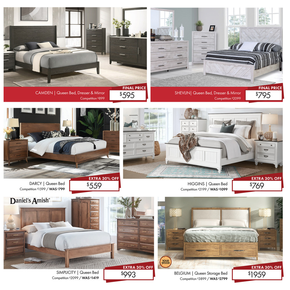 Gardner-White Furniture - Black Friday Deals 11-21-25 Large Format DM -  Shevlin 3-Piece Queen Bedroom Set